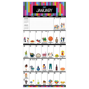 2027 Every Day's A Holiday Mini Calendar - 0