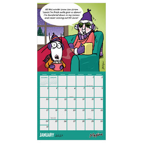 2027 Maxine Mini Calendar - 0