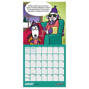 2027 Maxine Mini Calendar - 0
