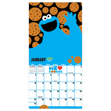 2027 Sesame Street Mini Calendar - 0