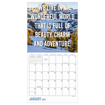 2027 Great Outdoors Mini Calendar - 0