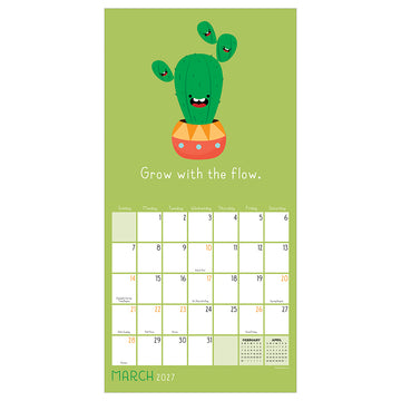 2027 Puns Mini Calendar - 0
