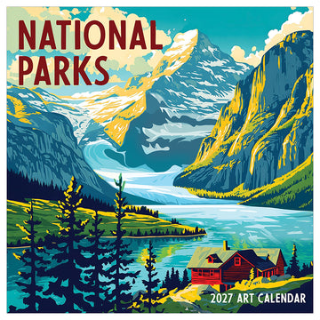 2027 National Parks-Art Mini Calendar