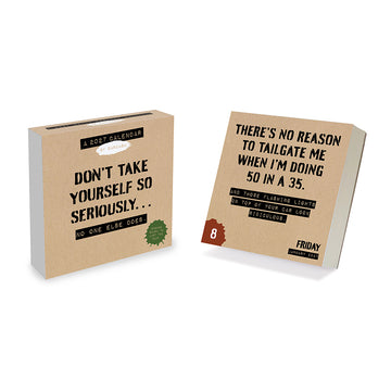 2027 Anti Affirmations/Daily Sarcasm Daily Desktop Calendar
