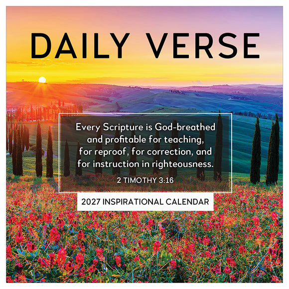 2027 Daily Verse Daily Desktop Calendar