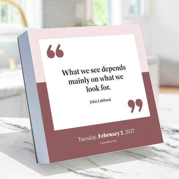 2027 Inspire Daily Desktop Calendar