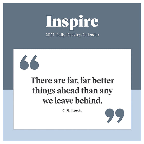 2027 Inspire Daily Desktop Calendar