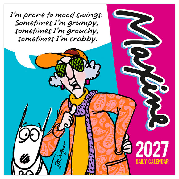 2027 Maxine Daily Desktop Calendar