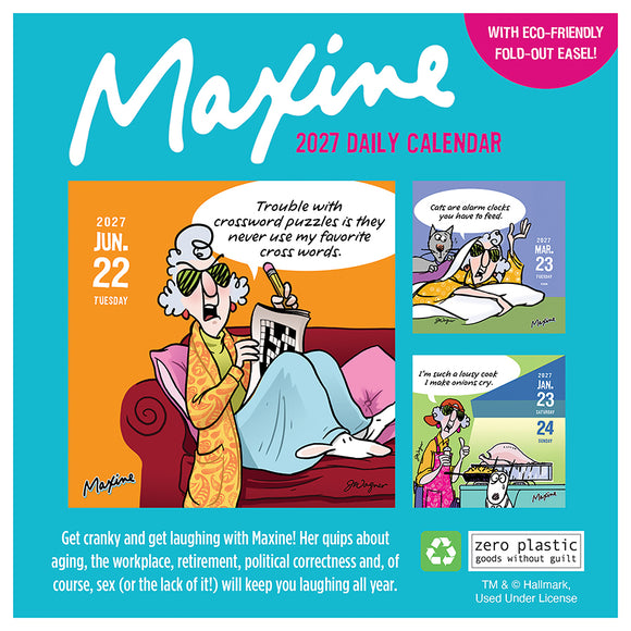2027 Maxine Daily Desktop Calendar