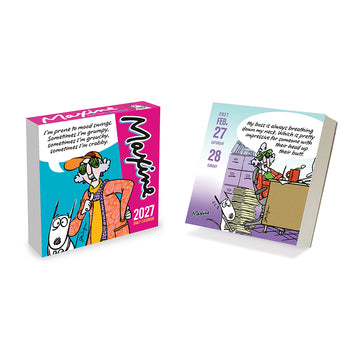 2027 Maxine Daily Desktop Calendar