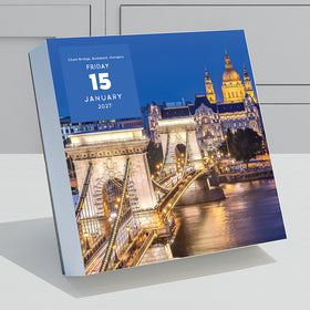 2027 World Travel Daily Desktop Calendar - 0