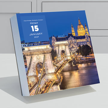 2027 World Travel Daily Desktop Calendar - 0