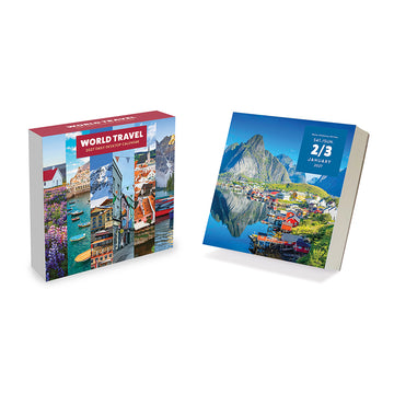 2027 World Travel Daily Desktop Calendar