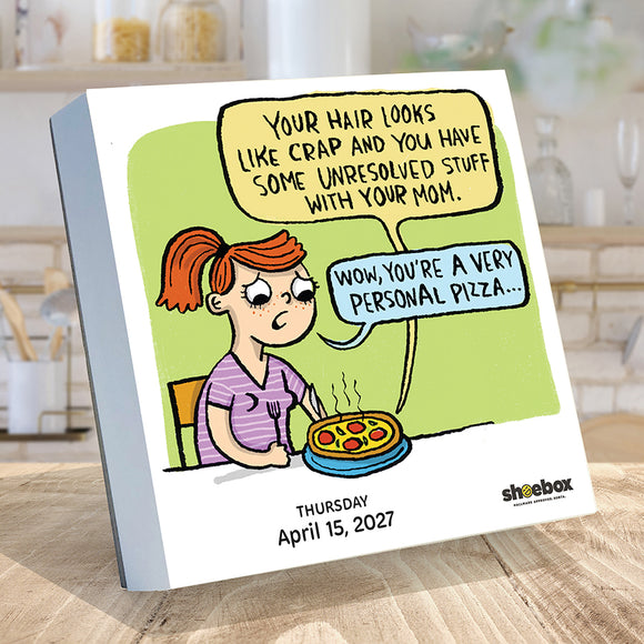 2027 Shoebox Daily Desktop Calendar