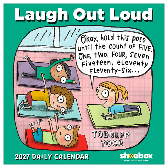 2027 Shoebox Daily Desktop Calendar
