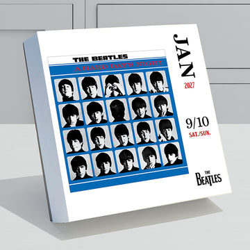 2027 The Beatles Daily Desktop Calendar - 0