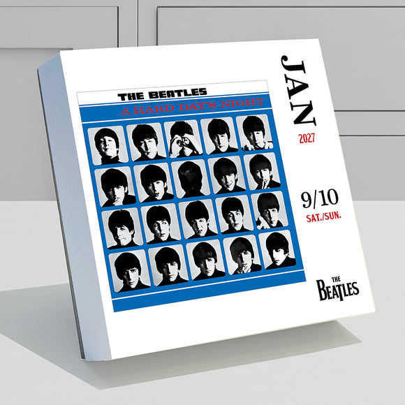 2027 The Beatles Daily Desktop Calendar