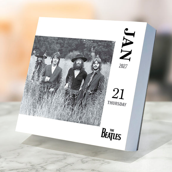 2027 The Beatles Daily Desktop Calendar