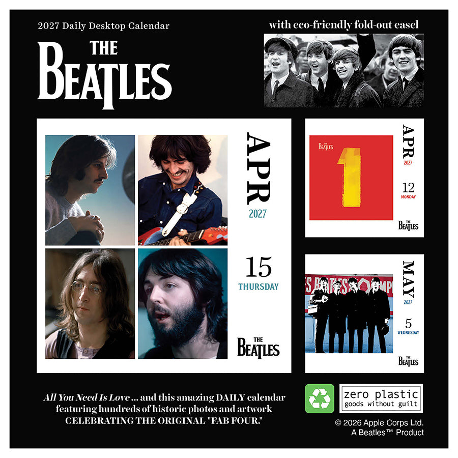 2027 The Beatles Daily Desktop Calendar | TF Publishing