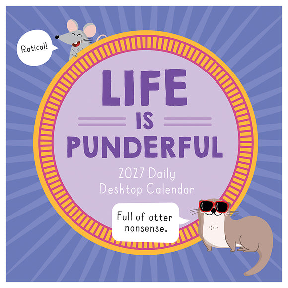 2027 Puns of Fun Daily Desktop Calendar