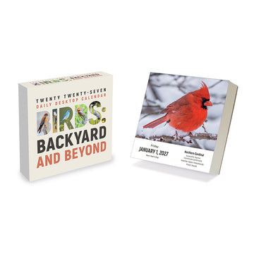 2027 Birds: Backyard & Beyond Daily Desktop Calendar