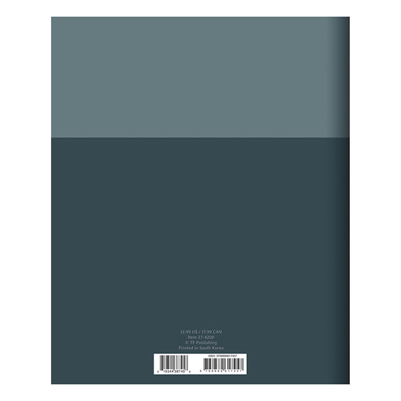 2027 Blue Blocks Medium Monthly Planner