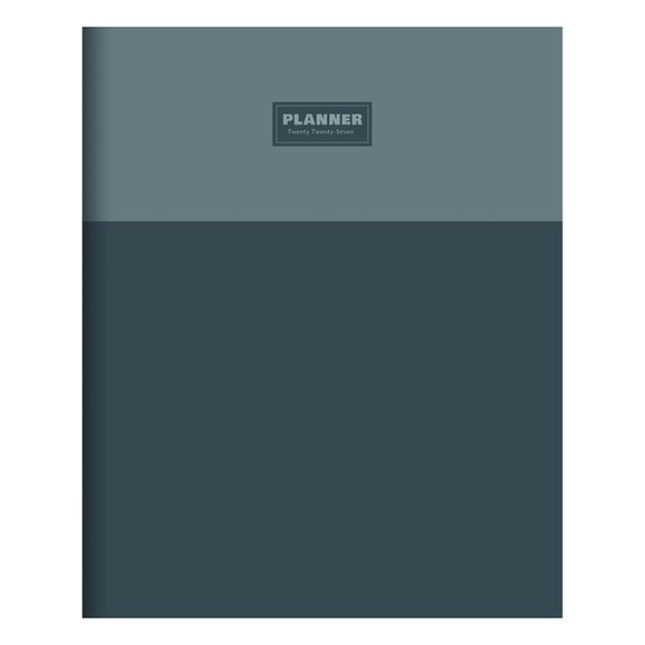 2027 Blue Blocks Medium Monthly Planner