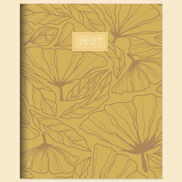 2027 Goldenrod Medium Monthly Planner - 0