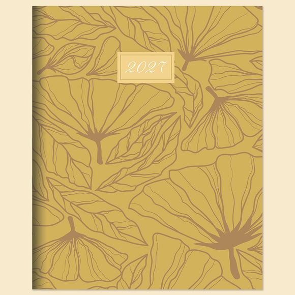 2027 Goldenrod Medium Monthly Planner