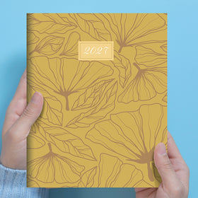 2027 Goldenrod Medium Monthly Planner