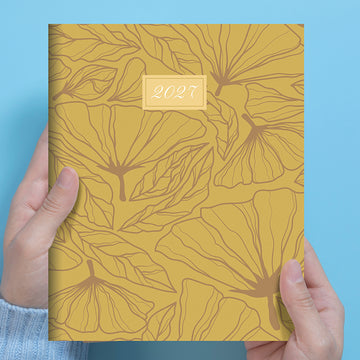 2027 Goldenrod Medium Monthly Planner