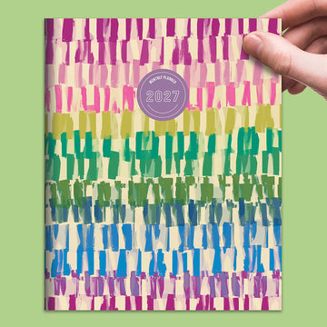 2027 Painted Medium Monthly Planner
