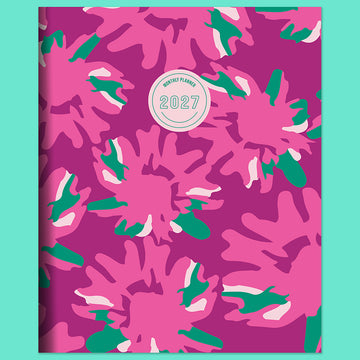2027 Pom Poms Large Monthly Planner - 0
