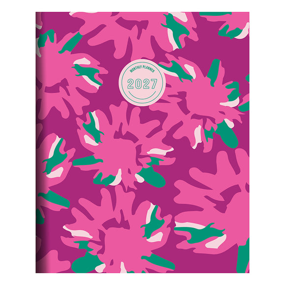 2027 Pom Poms Large Monthly Planner