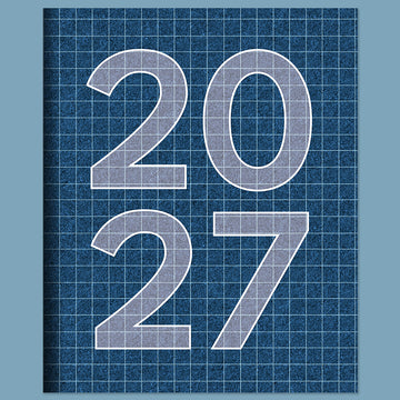 2027 Naval Grid Large Monthly Planner - 0