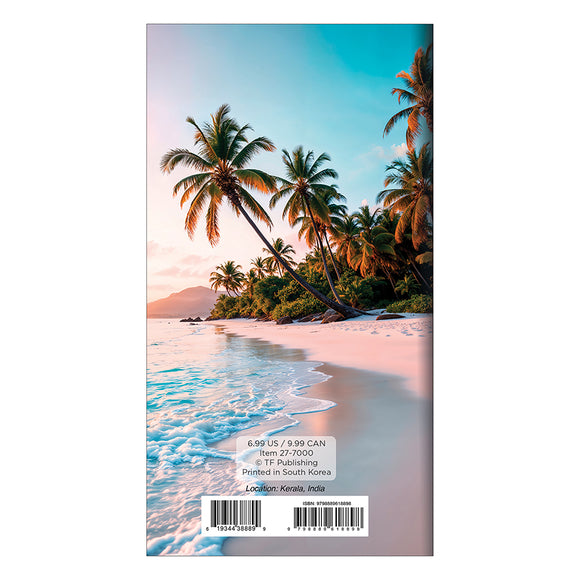 2027-2028 Beaches Small Monthly Pocket Planner