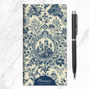 2027-2028 Blue Toile Small Monthly Pocket Planner-6