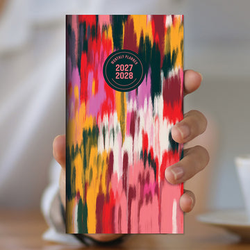 2027-2028 Paint Streak Small Monthly Pocket Planner