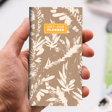 2027-2028 Wheat & Grass Small Monthly Pocket Planner