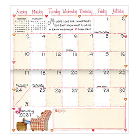 2027-2028 Susan Branch Small Monthly Pocket Planner - 0