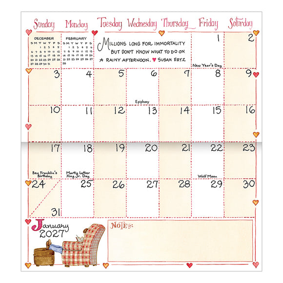 2027-2028 Susan Branch Small Monthly Pocket Planner