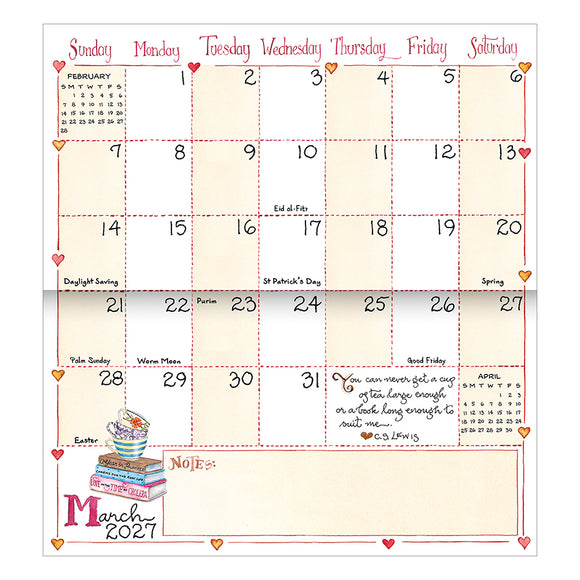 2027-2028 Susan Branch Small Monthly Pocket Planner