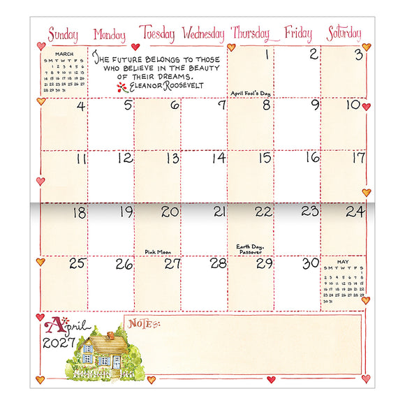 2027-2028 Susan Branch Small Monthly Pocket Planner