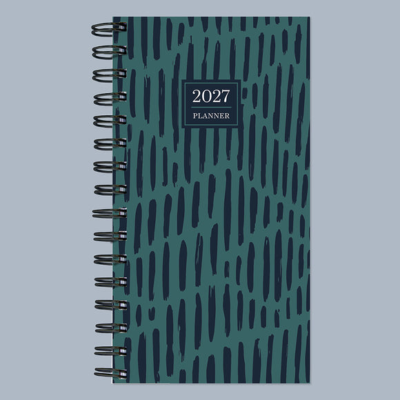 2027 Blue Streak Small Weekly Monthly Planner