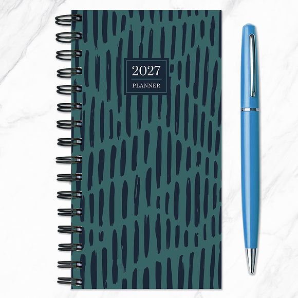 2027 Blue Streak Small Weekly Monthly Planner