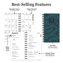 2027 Blue Streak Small Weekly Monthly Planner-6