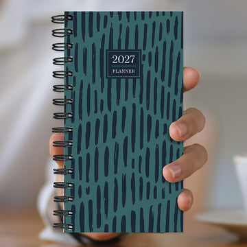 2027 Blue Streak Small Weekly Monthly Planner