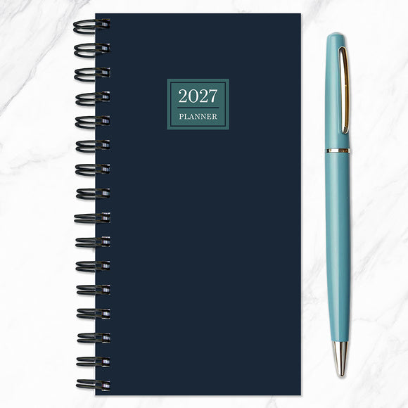 2027 Night Naval Small Weekly Monthly Planner