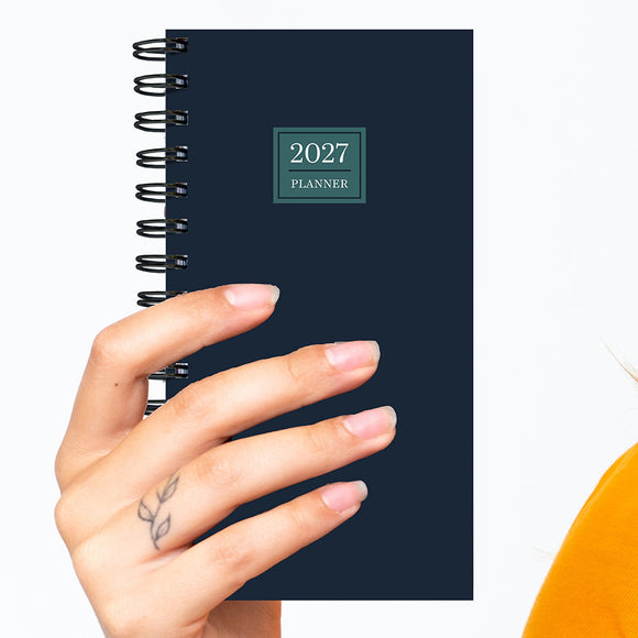 2027 Night Naval Small Weekly Monthly Planner