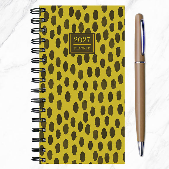 2027 Spots of Dots Small Weekly Monthly Planner